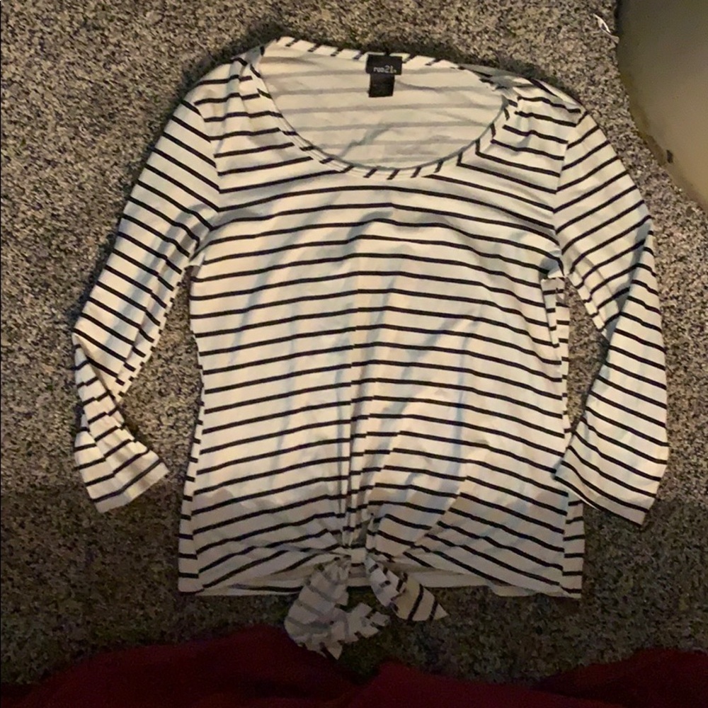 striped tee